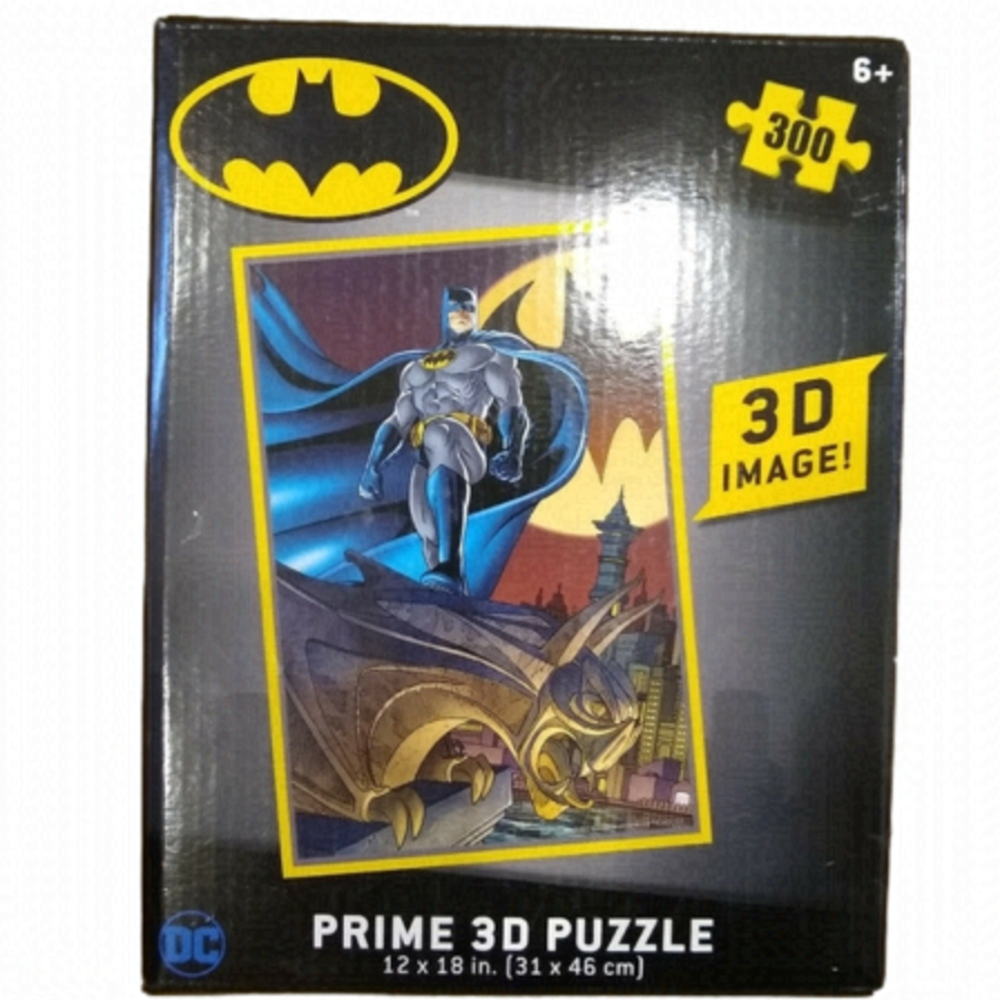 DC Batman Prime 3D Puzzle 300 Pieces New Sealed Kids Family NIB